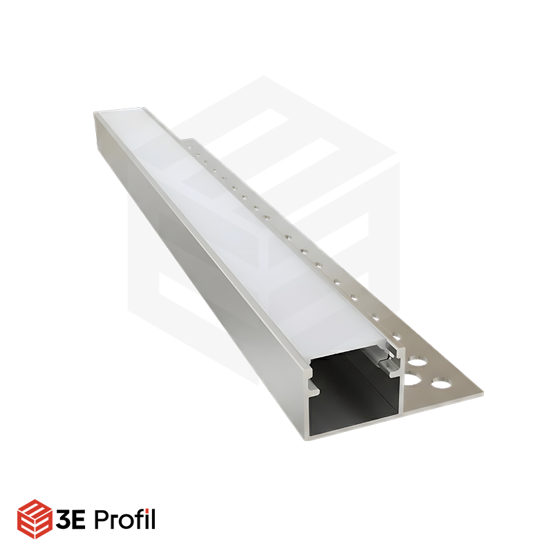 10x15 cm Ters Tek Kanatlı Trimless Alçıpan Profili