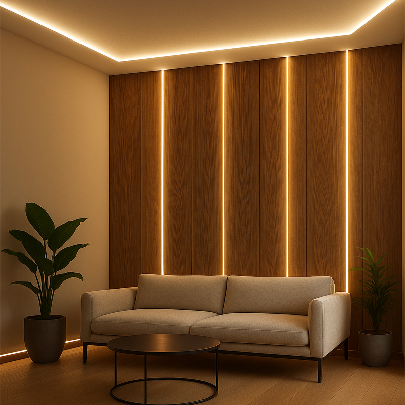 10x23 cm Alüminyum Kanatlı Led Profili