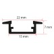 7x15 CM ALÜMİNYUM KANATLI LED PROFİLİ
