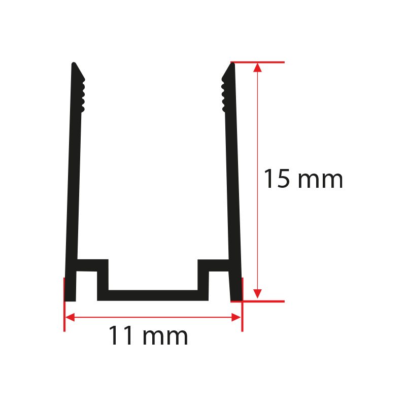 11X15 mm Neon Led Kanalı