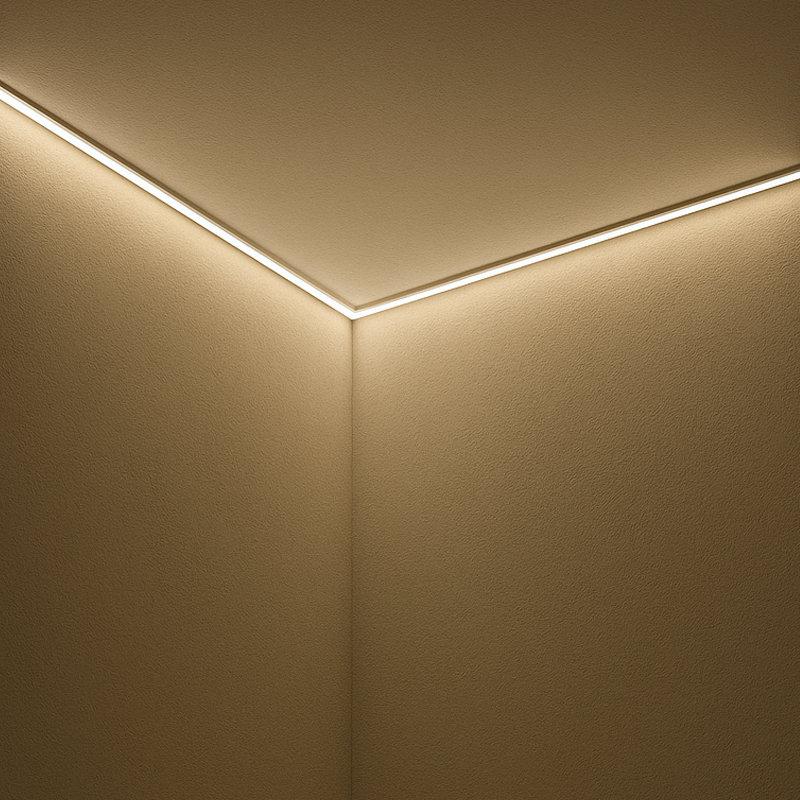 80mm Tavan Köşe Led Profili